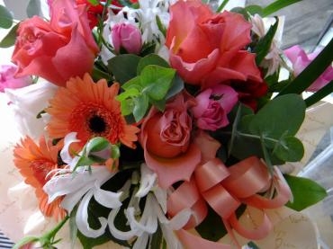 結婚記念日の御祝いアレンジ｜「アライ花店」　（山形県山形市の花キューピット加盟店 花屋）のブログ