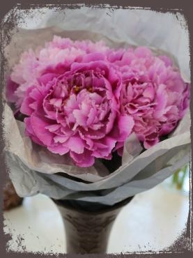 芍薬の花束♬｜「アライ花店」　（山形県山形市の花キューピット加盟店 花屋）のブログ