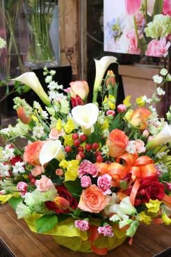 御祝いアレンジ♬｜「アライ花店」　（山形県山形市の花キューピット加盟店 花屋）のブログ