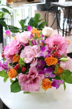 お誕生日アレンジ｜「アライ花店」　（山形県山形市の花キューピット加盟店 花屋）のブログ