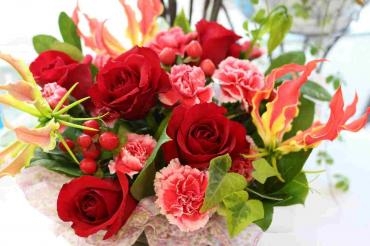 赤系・アレンジ｜「アライ花店」　（山形県山形市の花キューピット加盟店 花屋）のブログ