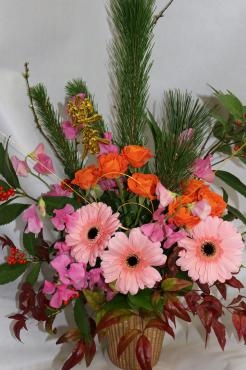 お正月アレンジ♬｜「アライ花店」　（山形県山形市の花キューピット加盟店 花屋）のブログ