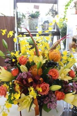 お祝いアレンジ♬｜「アライ花店」　（山形県山形市の花キューピット加盟店 花屋）のブログ