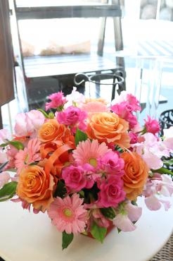 お誕生日アレンジ♬｜「アライ花店」　（山形県山形市の花キューピット加盟店 花屋）のブログ
