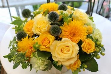 奥様からご主人様へのお誕生日アレンジ｜「アライ花店」　（山形県山形市の花キューピット加盟店 花屋）のブログ