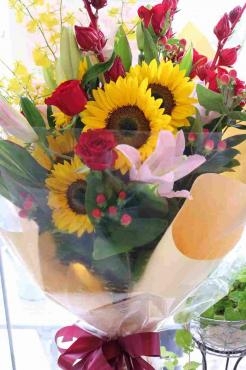 退職用花束｜「アライ花店」　（山形県山形市の花キューピット加盟店 花屋）のブログ