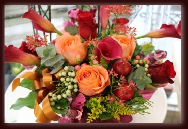 クリスマス用アレンジ♬｜「アライ花店」　（山形県山形市の花キューピット加盟店 花屋）のブログ