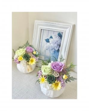 お供え用　プリザーブドフラワー｜「フローリスト飾り屋」　（鹿児島県鹿児島市の花キューピット加盟店 花屋）のブログ