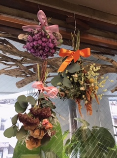 ドライフラワー♩スワッグ｜「花かざり」　（大阪府大阪市城東区の花キューピット加盟店 花屋）のブログ