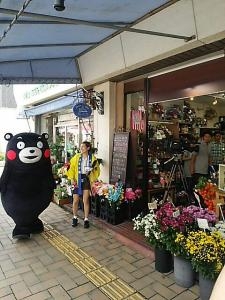くまもんご来店★★｜「フラワーショップ花よど」　（熊本県天草市の花キューピット加盟店 花屋）のブログ