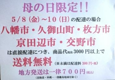当店限定!!　母の日キャンペーン｜「ポピー」　（京都府八幡市の花キューピット加盟店 花屋）のブログ