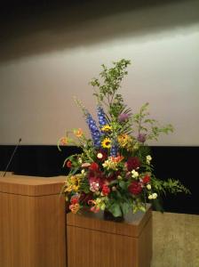 演台の花のご紹介☆｜「フラワーショップ花よど」　（熊本県天草市の花キューピット加盟店 花屋）のブログ