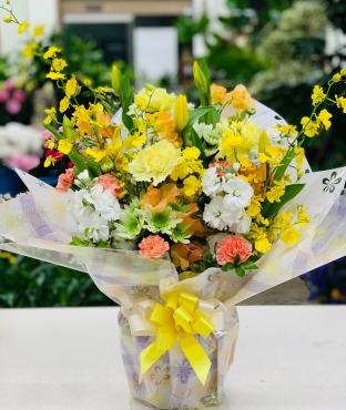 月命日 お供えアレンジメント｜「愛花」　（愛媛県松山市の花キューピット加盟店 花屋）のブログ