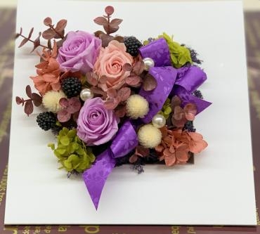 プリザーブドフラワー レリーフ調アレンジメント♪｜「愛花」　（愛媛県松山市の花キューピット加盟店 花屋）のブログ