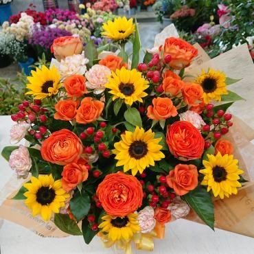 退院お祝い アレンジメント♪｜「愛花」　（愛媛県松山市の花キューピット加盟店 花屋）のブログ