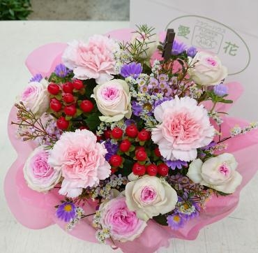 勤続12年のお祝い アレンジメント♪｜「愛花」　（愛媛県松山市の花キューピット加盟店 花屋）のブログ