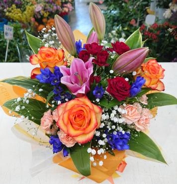 送別 お祝い アレンジメント♪｜「愛花」　（愛媛県松山市の花キューピット加盟店 花屋）のブログ