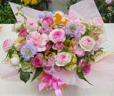 お誕生日祝い アレンジメント♪｜「愛花」　（愛媛県松山市の花キューピット加盟店 花屋）のブログ
