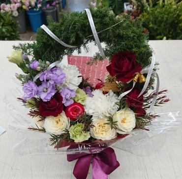 Merry Christmasイブ★ クリスマス アレンジメント♪｜「愛花」　（愛媛県松山市の花キューピット加盟店 花屋）のブログ