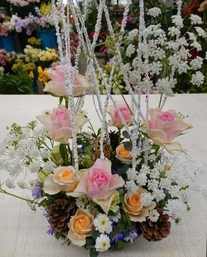 クリスマス★ アレンジメント♪｜「愛花」　（愛媛県松山市の花キューピット加盟店 花屋）のブログ