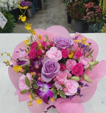 90歳 卒寿お祝い アレンジメント♪｜「愛花」　（愛媛県松山市の花キューピット加盟店 花屋）のブログ