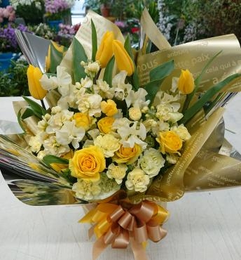 米寿 お誕生日祝い アレンジメント♪｜「愛花」　（愛媛県松山市の花キューピット加盟店 花屋）のブログ