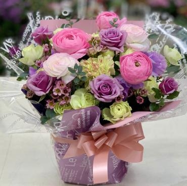 お祝い アレンジメント♪｜「愛花」　（愛媛県松山市の花キューピット加盟店 花屋）のブログ