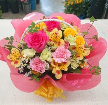 結婚祝い アレンジメント♪｜「愛花」　（愛媛県松山市の花キューピット加盟店 花屋）のブログ