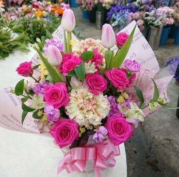 新築祝い アレンジメント♪｜「愛花」　（愛媛県松山市の花キューピット加盟店 花屋）のブログ