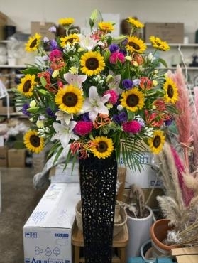 大施餓鬼 法要 スタンド花｜「愛花」　（愛媛県松山市の花キューピット加盟店 花屋）のブログ