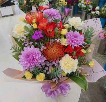 月命日 お供え アレンジメント｜「愛花」　（愛媛県松山市の花キューピット加盟店 花屋）のブログ
