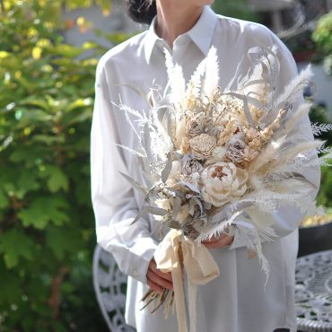 ドライフラワーブーケ「フローリスト　シバタ」（兵庫県三木市の花屋）のギャラリー写真