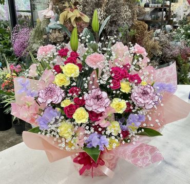退職祝 アレンジメント♪｜「愛花」　（愛媛県松山市の花キューピット加盟店 花屋）のブログ