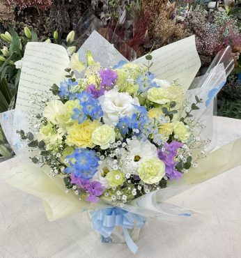 命日 一周忌お供え アレンジメント｜「愛花」　（愛媛県松山市の花キューピット加盟店 花屋）のブログ