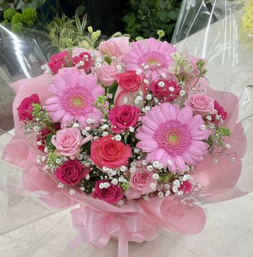 お誕生日祝い アレンジメント♪｜「愛花」　（愛媛県松山市の花キューピット加盟店 花屋）のブログ