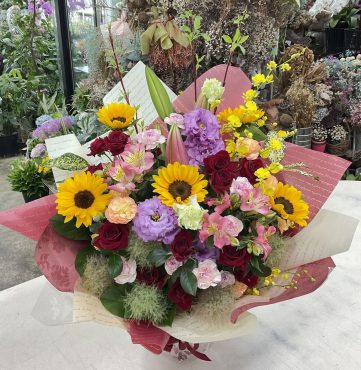 結婚記念日 アレンジメント♪｜「愛花」　（愛媛県松山市の花キューピット加盟店 花屋）のブログ