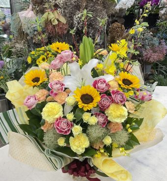 開店祝 アレンジメント♪｜「愛花」　（愛媛県松山市の花キューピット加盟店 花屋）のブログ