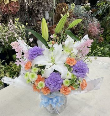 お供え アレンジメント｜「愛花」　（愛媛県松山市の花キューピット加盟店 花屋）のブログ
