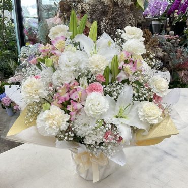 お供え アレンジメント｜「愛花」　（愛媛県松山市の花キューピット加盟店 花屋）のブログ