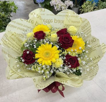 還暦祝 アレンジメント♪｜「愛花」　（愛媛県松山市の花キューピット加盟店 花屋）のブログ
