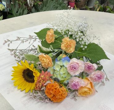 ニューボーンフォト 生花 切り花♪｜「愛花」　（愛媛県松山市の花キューピット加盟店 花屋）のブログ