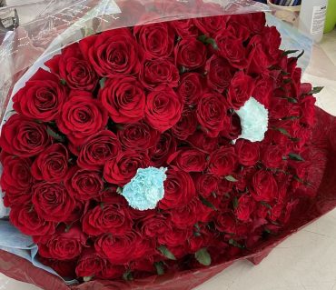 プロポーズ 108本の花束♪｜「愛花」　（愛媛県松山市の花キューピット加盟店 花屋）のブログ