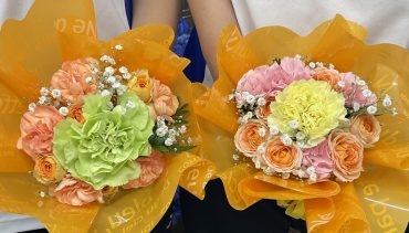 職場体験学習 2025年 鴨川中学校さま♪｜「愛花」　（愛媛県松山市の花キューピット加盟店 花屋）のブログ