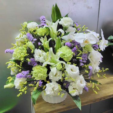 御供えアレンジメント｜「花アラキ」　（京都府舞鶴市の花キューピット加盟店 花屋）のブログ
