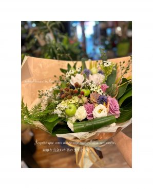 素敵な出会いに感謝して花束を｜「フローリスト飾り屋」　（鹿児島県鹿児島市の花キューピット加盟店 花屋）のブログ