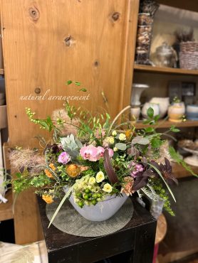 ナチュラルアレンジメント｜「フローリスト飾り屋」　（鹿児島県鹿児島市の花キューピット加盟店 花屋）のブログ