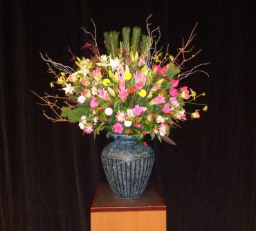新年互礼会のお花｜「緑花園」　（徳島県吉野川市の花キューピット加盟店 花屋）のブログ