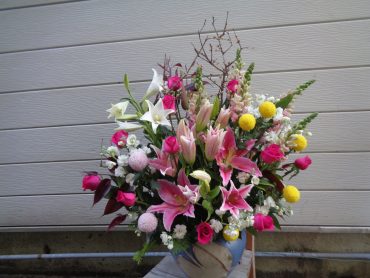 壺花などお届けしました｜「緑花園」　（徳島県吉野川市の花キューピット加盟店 花屋）のブログ