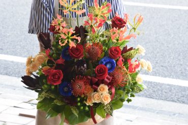 御祝アレンジメント♪｜「フラワーショップ花よど」　（熊本県天草市の花キューピット加盟店 花屋）のブログ