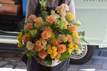 敬老の日のアレンジメント♪｜「フラワーショップ花よど」　（熊本県天草市の花キューピット加盟店 花屋）のブログ